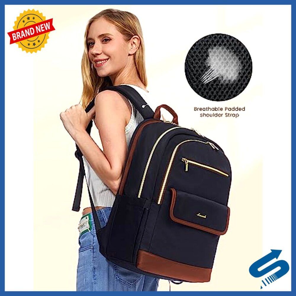 Chic Versatile Backpack with USB Lightweight Wate… - image 2